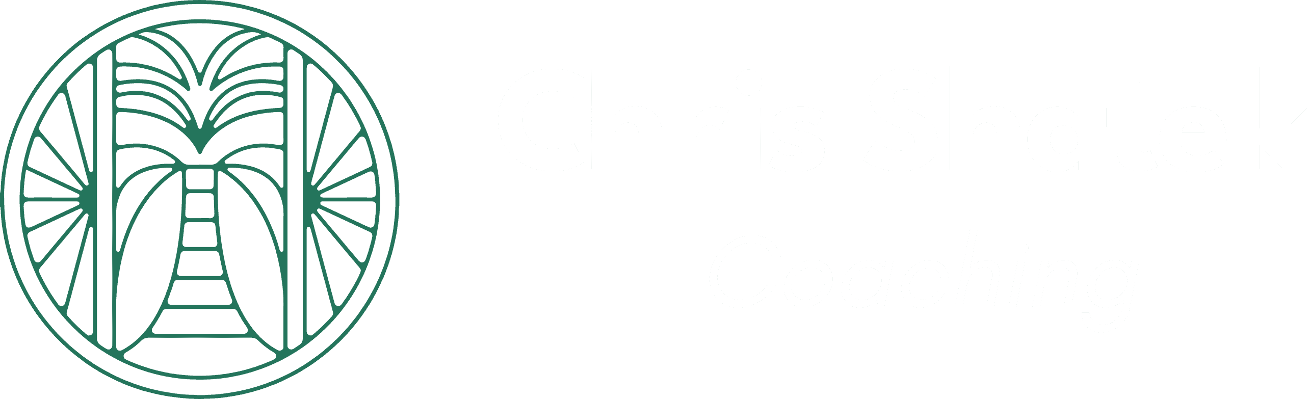 chris shatek coaching logo color white horizontal